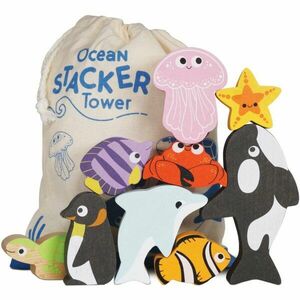 Le Toy Van Ocean Stacker Tower toronyépítő játék 9 db kép