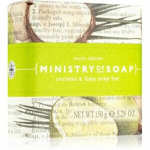 The Somerset Toiletry Co. Exotic Edition Square Soaps Szilárd szappan testre Coconut & Lime 150 g kép