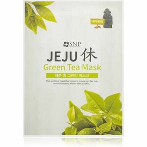 SNP Jeju Green Tea hidratáló gézmaszk nyugtató hatással 22 ml kép