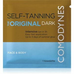 Comodynes Self-Tanning Towelette barnító kednő arcra és testre árnyalat dark 8 db kép