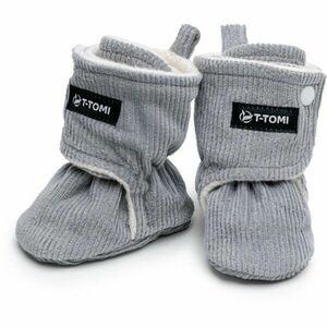 T-TOMI Booties Grey babacipő 3-6 months Warm kép