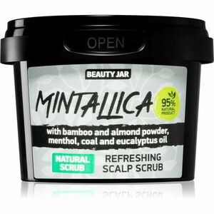 Beauty Jar Mintallica tisztító peeling a hajra és a fejbőrre 100 g kép