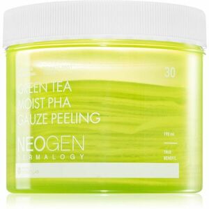Neogen Dermalogy Clean Beauty Gauze Peeling Green Tea Moist PHA arctisztító peeling párnácskát hidratáló hatással 30 db kép