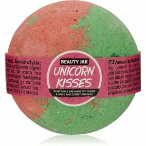 Beauty Jar Unicorn Kisses What Girls Are Made Of? Sugar & Spice And Everything Nice fürdőgolyó eper illattal 150 g kép