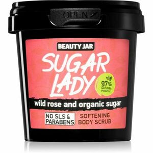 Beauty Jar Sugar Lady testpeeling málna illatú 180 g kép