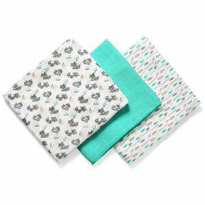 BabyOno Take Care Natural Diapers mosható pelenkák 70 x 70 cm Turquoise 3 db kép