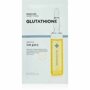 Missha Mascure Glutathione fehérítő gézmaszk 28 ml kép