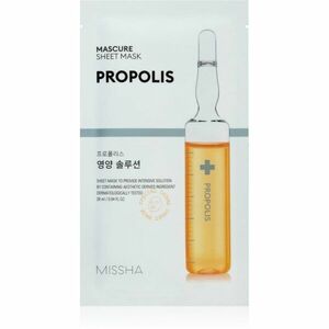 Missha Mascure Propolis tápláló gézmaszk érzékeny és irritált bőrre 28 ml kép