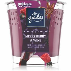 GLADE Merry Berry & Wine illatgyertya 129 g kép