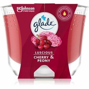 GLADE Luscious Cherry & Peony illatgyertya 224 g kép