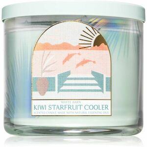 Bath & Body Works Kiwi Starfruit Cooler illatgyertya esszenciális olajokkal I. 411 g kép