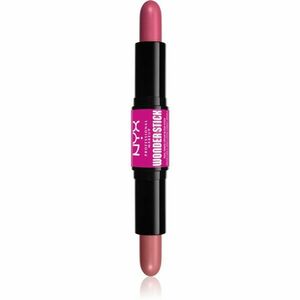 NYX Professional Makeup Wonder Stick Cream Blush dupla végű kontur ceruza árnyalat 01 Light Peach and Baby Pink 2x4 g kép