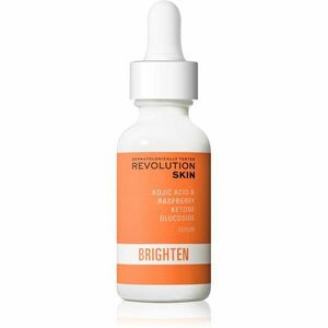 Revolution Skincare Brighten Kojic Acid & Raspberry Ketone Glucoside élénkítő hidratáló szérum egységesíti a bőrszín tónusait 30 ml kép