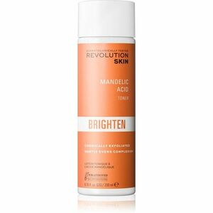 Revolution Skincare Brighten Mandelic Acid gyengéd bőrhámlasztó tonik a bőr kisimításáért és a pórusok minimalizásáért 200 ml kép