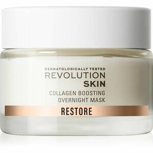 Revolution Skincare Restore Collagen Boosting megújító éjszakai krémes arcmaszk a kollagénképződés elősegítésére 50 ml kép