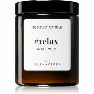 Ambientair The Olphactory White Musk illatgyertya (brown) Relax 135 g kép