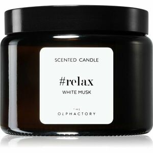 Ambientair The Olphactory White Musk illatgyertya (brown) Relax 360 g kép