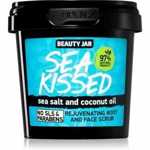 Beauty Jar Sea Kissed peeling arcra és testre tengeri sóval 200 g kép