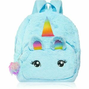BrushArt KIDS Fluffy unicorn backpack Large gyermekhátizsák Blue (29 x 33 cm) kép
