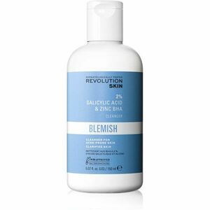 Revolution Skincare Blemish 2% Salicylic Acid & Zinc BHA hámlasztó tisztító emulzió problémás és pattanásos bőrre 150 ml kép