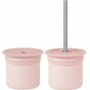 Minikoioi Sip+Snack Set etetőszett gyermekeknek Pinky Pink / Powder Grey kép