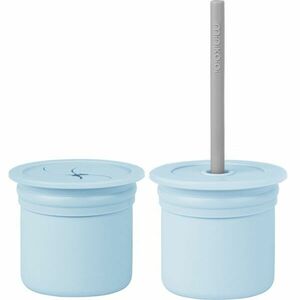 Minikoioi Sip+Snack Set etetőszett gyermekeknek Mineral Blue / Powder Grey kép