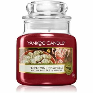 Yankee Candle Peppermint Pinwheels illatgyertya 104 g kép