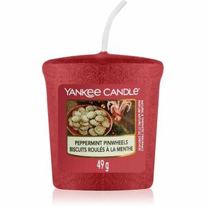 Yankee Candle Peppermint Pinwheels viaszos gyertya 49 g kép
