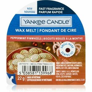 Yankee Candle Peppermint Pinwheels illatos viasz aromalámpába 22 g kép