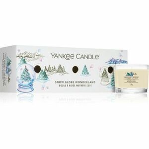 Yankee Candle Snow Globe Wonderland 3 Mini Votives Candles karácsonyi ajándékszett I. kép