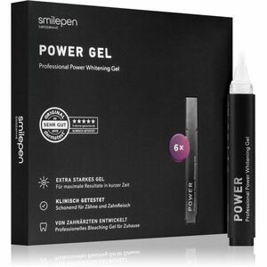 Smilepen Power Gel fogfehérítő toll géles textúrájú 6x5 ml kép