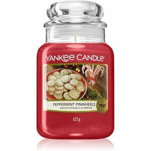 Yankee Candle Peppermint Pinwheels illatgyertya 623 g kép