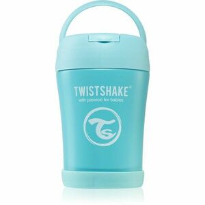 Twistshake Stainless Steel Food Container Blue termosz ételekhez 350 ml kép
