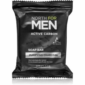 Oriflame North for Men Active Carbon tisztító kemény szappan aktív szénnel 100 g kép