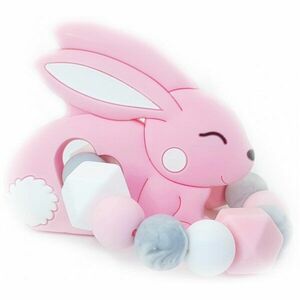 KidPro Pacifier Holder cumitartó csipesz Pink Rabbit 1 db kép