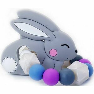 KidPro Teether Bunny Grey rágóka 1 db kép