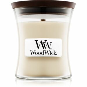 Woodwick Linen illatgyertya fa kanóccal 85 g kép