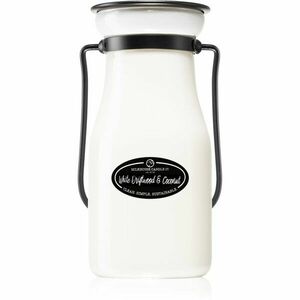 Milkhouse Candle Co. Creamery White Driftwood & Coconut illatgyertya Milkbottle 227 g kép