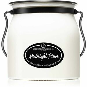 Milkhouse Candle Co. Creamery Midnight Plum illatgyertya Butter Jar 454 g kép