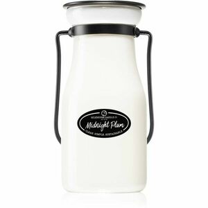 Milkhouse Candle Co. Creamery Midnight Plum illatgyertya Milkbottle 227 g kép