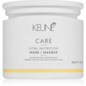 Keune Care Vital Nutrition tápláló és hidratáló hajmaszk regeneráló hatással 200 ml kép