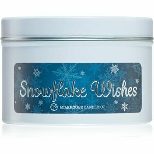 Milkhouse Candle Co. Christmas Snowflake Wishes illatgyertya alumínium dobozban 141 g kép