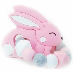 KidPro Teether Bunny Pink rágóka 1 db kép