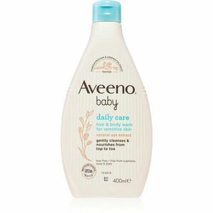 Aveeno Baby Hair&Body Wash sampon gyermekeknek haj és test 400 ml kép
