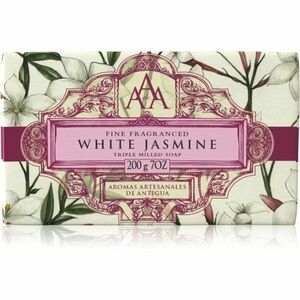 The Somerset Toiletry Co. Aromas Artesanales de Antigua Triple Milled Soap luxus szappan White Jasmine 200 g kép