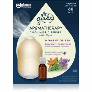 GLADE Aromatherapy Moment of Zen Aroma diffúzor töltettel Lavender + Sandalwood 17, 4 ml kép