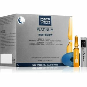 MartiDerm Platinum Night Renew hámlasztó peeling szérum ampullákban 30x2 ml kép