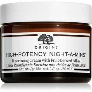 Origins High-Potency Night-A-Mins™ Resurfacing Cream With Fruit-Derived AHAs regeneráló éjszakai arcmaszk a bőr sűrűségének helyreállításához 50 ml kép