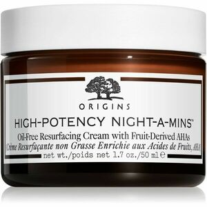 Origins High-Potency Night-A-Mins™ Oil-Free Resurfacing Gel Cream With Fruit-Derived AHAs regeneráló éjszakai arcmaszk a bőr sűrűségének helyreállítás kép