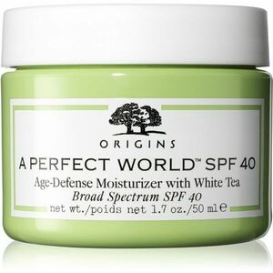 Origins A Perfect World™ SPF 40 Age-Defense Moisturizer With White Tea nappali hidratáló krém SPF 40 50 ml kép